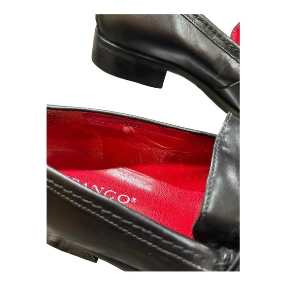 Franco Sarto Women’s Black Leather Upper Slip-On Loafers size 7.5 main image 6